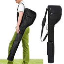 Sports Foldable Golf Club Bag Carry Shoulder Bags Folding Case Training Pouch