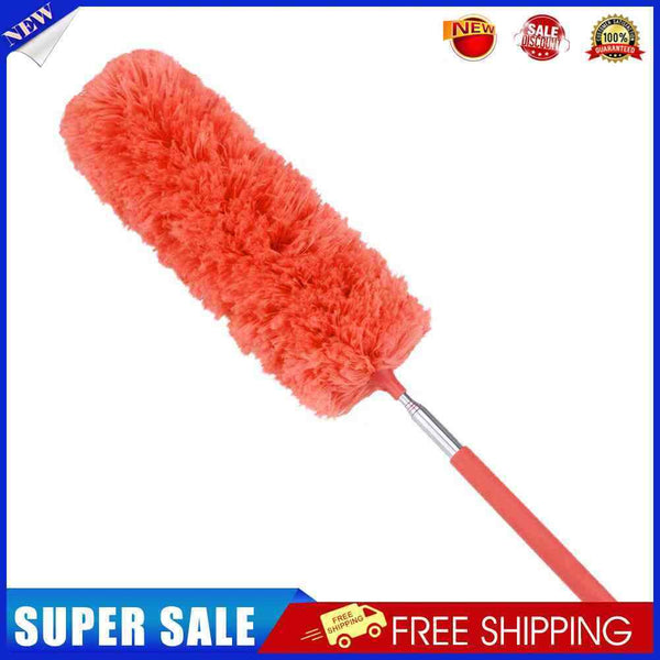 5pcs Adjustable Extend Microfiber Duster Dusting Brush Cleaning(Orange)