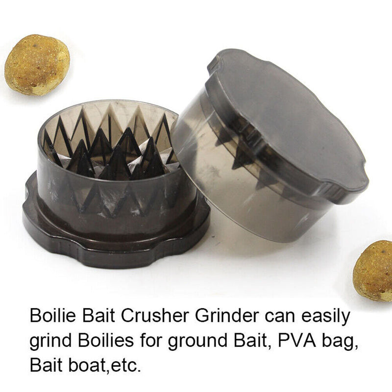 Plastic Boilie Bait Crusher Grinder Box Fodder Tool for Carp Fishing Accessories