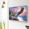Cross Stitch Full Embroidery Eagle Lighthouse 11CT Stamped Needlework Art Set
