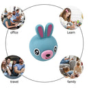 Talking Animal Baby Sensory Toys Tongue Out Autism Therapy (Blue Rabbit)