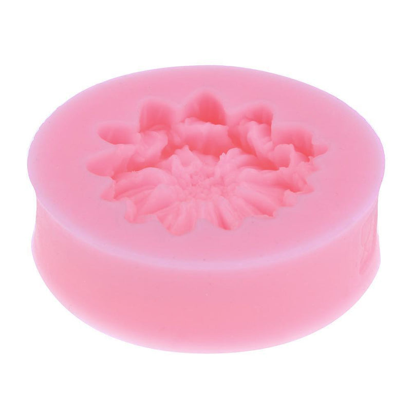 Lily Peony Shape Cake Baking Mold Silicone Embossing Die Sugar Arts Flower Newly