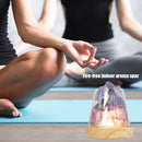 Table Crystal Rock Lamp with Aroma Therapy Rechargeable Air Diffuser (C) Newly