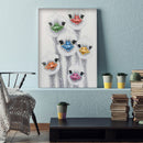 Diamond Painting ostrich Full Round Rhinestone Wall