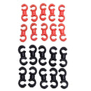 10pcs Cycle Bike Bicycle MTB Brake Gear Cable S Style Clips House Pants Guid