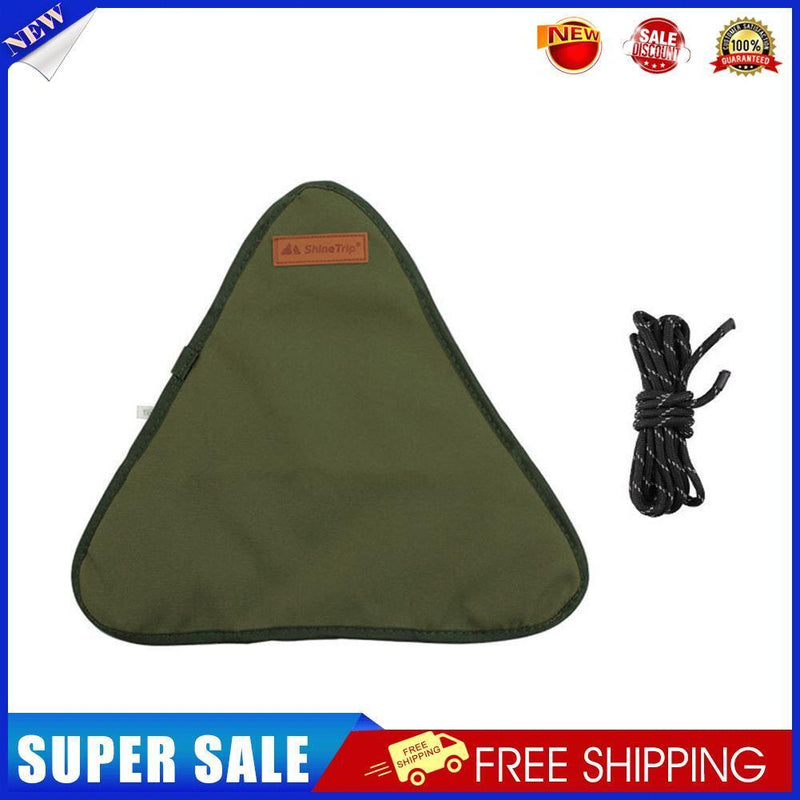 Outdoor Camping Triangle Stool Cloth Fishing Chair Picnic Equipment (Green)