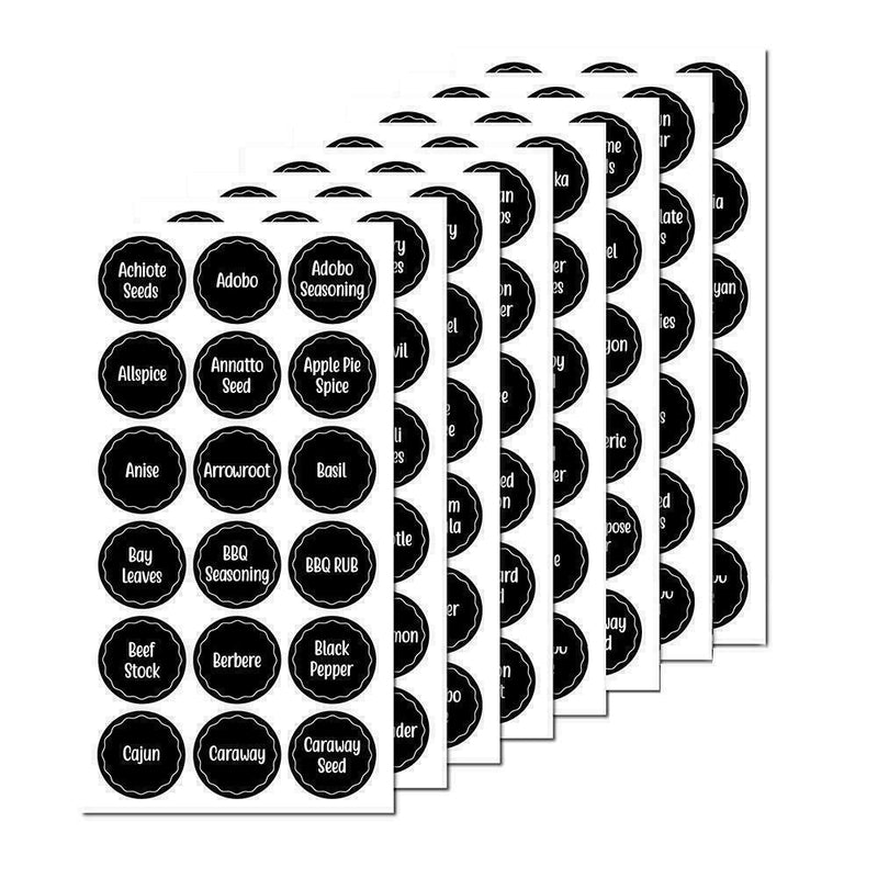 Chalkboard Blackboard Stickers Decals Craft Kitchen Board Labels Jar Chalk H1U1