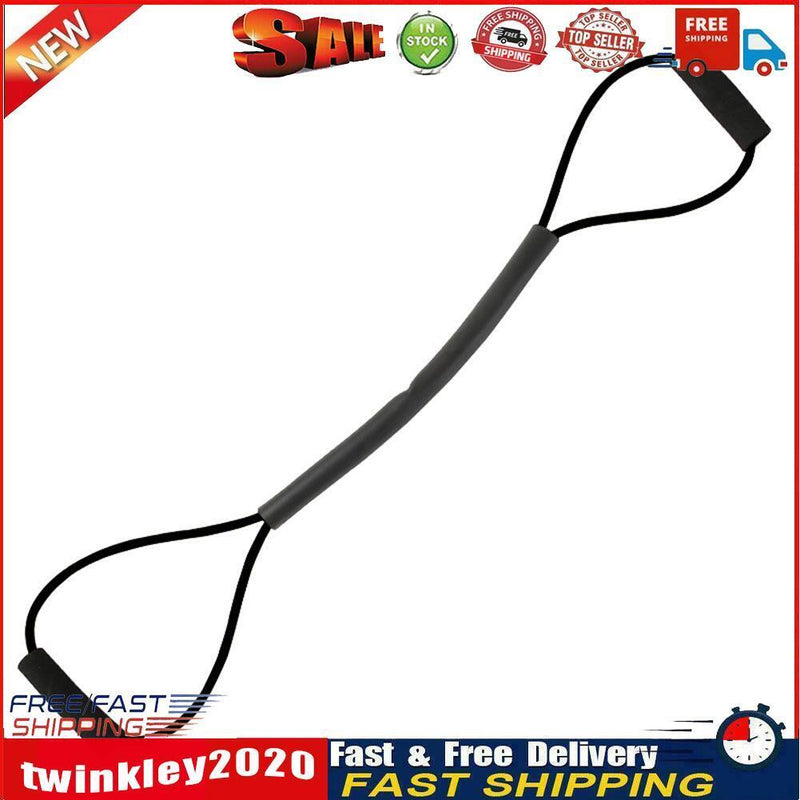 Boxing Resistance Band Exercise MMA Muay Thai Speed Training Ropes (Black) Newly