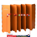 Foldable Stove Windshield Portable Camping Stove Windbreak (Orange 10pcs) Newly