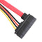 22 Pin Male to Female 7+15 Pin SATA Power Combo Expansion Data Cable 4