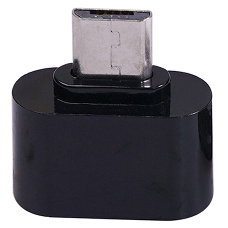 Micro USB Cable Adapter USB 2.0 to USB OTG Converter for Mouse (Black 1pc)