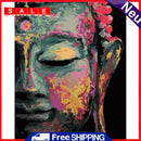 Painting By Numbers DIY Buddha Canvas Oil Art Picture Kit for Home Decor Artwork