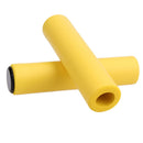 Bike Grips UltraLight Silicone Material Handlebar MTB Bicycle Grip(Yellow)