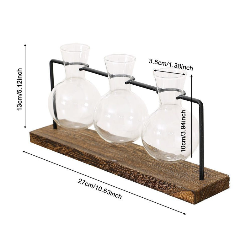 Desktop Ornament Flower Arrangement Hydroponic Vase Plant Flower Pot Glass Vase