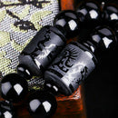 Black Bead Wristbands Lovers Hand String Dragon Phoenix Obsidian Bracelet