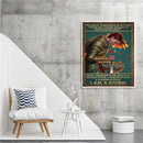 Retro Female Knight Poster Oil Paint By Numbers Kit DIY Acrylic Painting