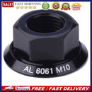 1pc Bicycle Hub Nuts M10 Fixed Gear MTB Road Folding Bike Cycle Drum Hub Nut
