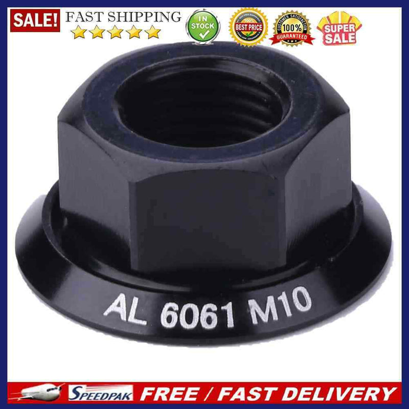 1pc Bicycle Hub Nuts M10 Fixed Gear MTB Road Folding Bike Cycle Drum Hub Nut