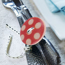 100pcs Mixed Printing Wooden Buttons Cartoon Round Colorful Painted Button