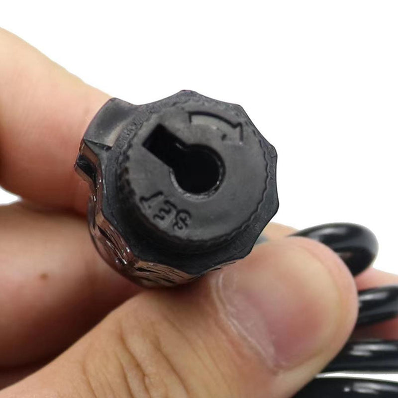 MTB Road Bike Anti Theft Helmet Lock 4 Digit Password Safety Cable Locks