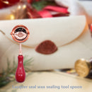 Retro Sealing Wax Spoon Wood Wax Seal Melting Spoons Invitation Stamps Craf