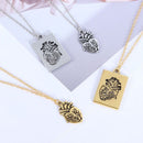 Day Couple Necklace Couple Collares Puzzle Heart Choker Heart Drop Pendant
