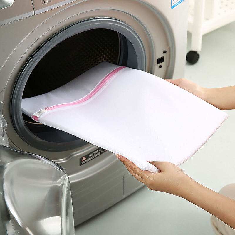 Machine Wash Net Bag Zippered Polyester Material Protective Laundry Bag Set