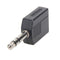 Stereo 6.35mm 1/4" 1 Male Plug to 2Mono Female Jack Audio Splitter Adapter Newly