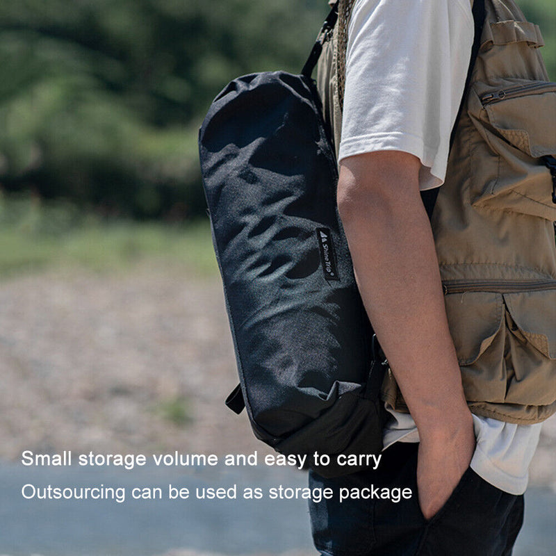 #A ShineTrip Lightweight Portable Camping Chair Aluminum Alloy Folding Moon Chai