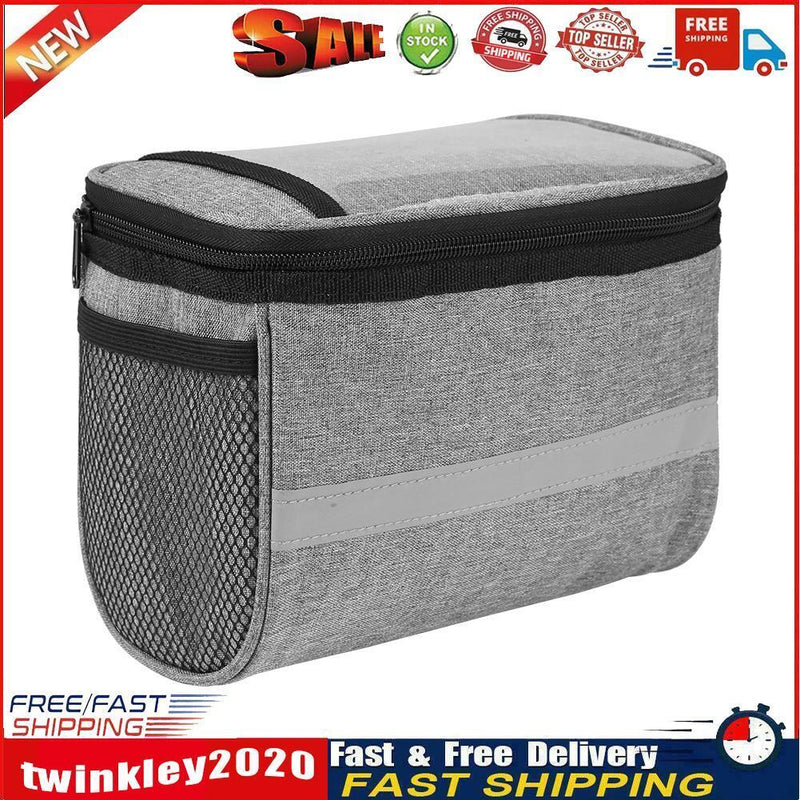 Touch Screen Bike Handlebar Bag Insulation Pouch Bicycle Front Seat Bags Newly