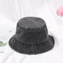 Casual Foldable Women Men Denim Washed Sun Hat Bucket Hat Fisherman Cap