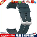 22mm Silicone Wrist Strap Band w/Buckle for Amazfit GTR 47mm (Dark Green)
