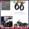 2pcs Motorcycle Turn Signal Handle Bar Clamps Rear View Mirrors Adapter Clamp