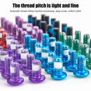 12x M5x10mm Disk Brake Rotor Bolts Bicycle Parts MTB Mountain Bike Brake Sc