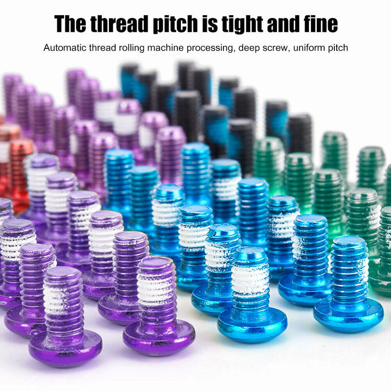 12x M5x10mm Disk Brake Rotor Bolts Bicycle Parts MTB Mountain Bike Brake Sc