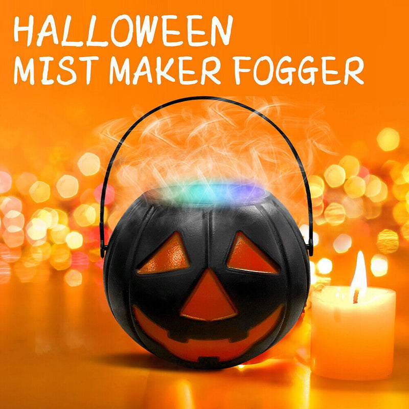 Halloween Jar Atomizing Light 7 Color Changing Holiday Party Prop for Bar House