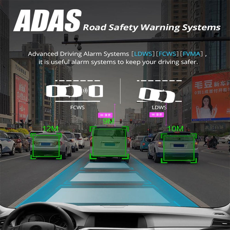 Starnearby G07 9.35-Inch IPS Touchscreen Double Lens 4G Android Car Rear View Mirror