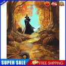 Forest Witch Drawing Frameless DIY Oil Paint by Numbers Canvas Home Decor