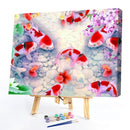 Frameless Oil Paint By Numbers Kit DIY Acrylic Beautiful Fish Handmade Craft