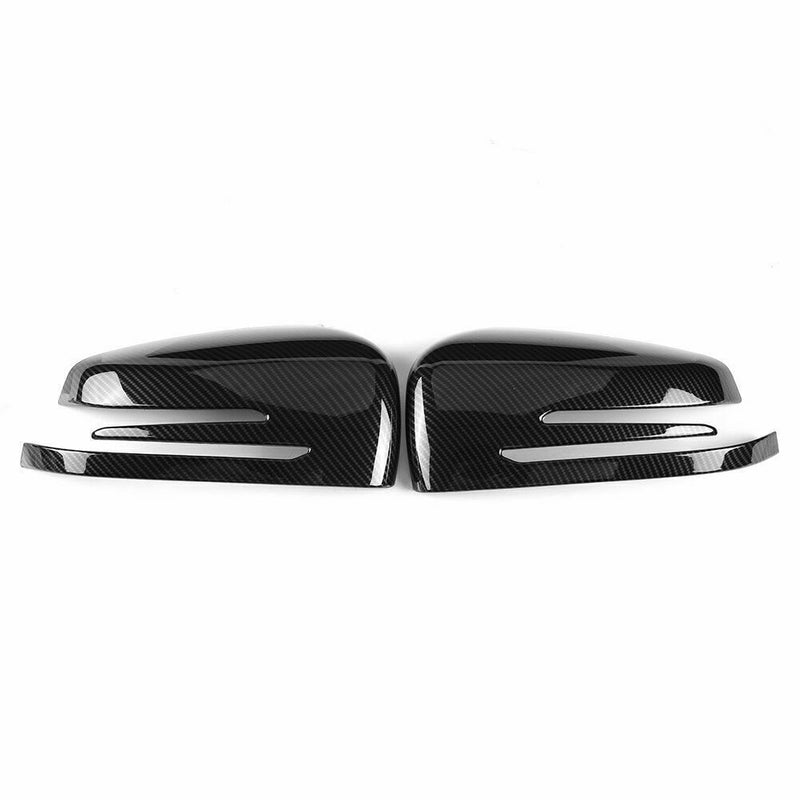 Carbon Fiber Side Mirror Cover Caps For Mercedes X204 W212 W176 W246 W204 C117