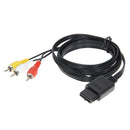 1.8m 6FT AV TV RCA Game Video Cable Cord for Snes Nintendo 64 N64 Newly