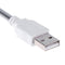 USB Male to Female Extension LED Light Adapter Cable Metal Flexible Tube Newly