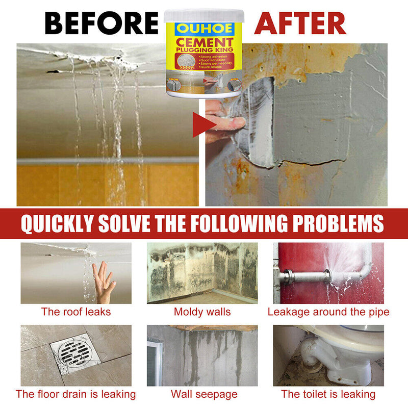 Ground Anti-leakage Agent Cement Crack Repair Quick Drying Glue (300g)