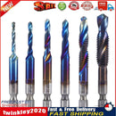 6x Screw Machine Hex Shank Thread Metric Compound Tap Drill Bits (Long) Newly