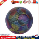Reflective Soccer Ball Luminous Night Glow Footballs Student Training (4) Newly