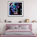 5D DIY Full Drill Diamond Painting Luminous Tiger Cross Stitch Embroidery Gif