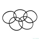100 x Black Rubber Bands For Tattoo Machine Supply UKYQ SELL HOT Tools R2V8 C2D5