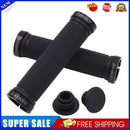 CANSUCC Rubber MTB Bike Handlebar Locking Cover w/ Plug Grip Covers (Black)