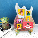 DIY Silicone Picture Frames Mold Guitar Shaped Design for Wall & Desk Ornament