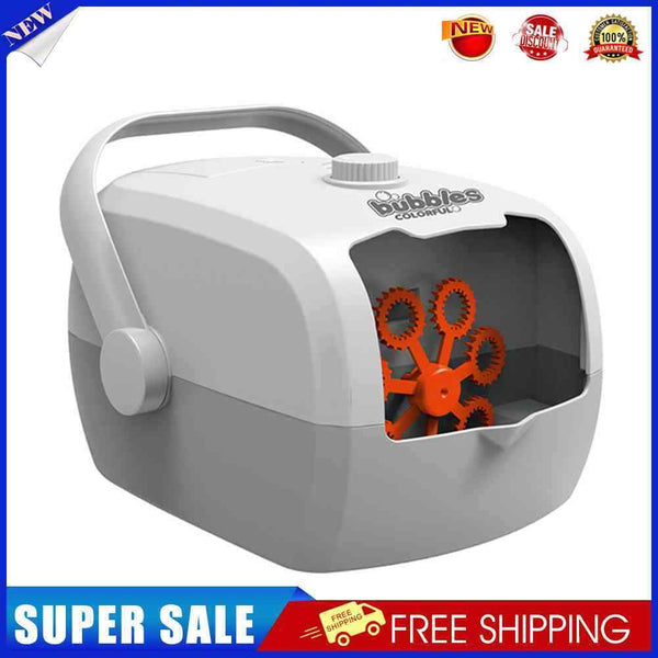 Automatic Bubble Machine Portable Blower Maker Outdoor Kids Toys Children G